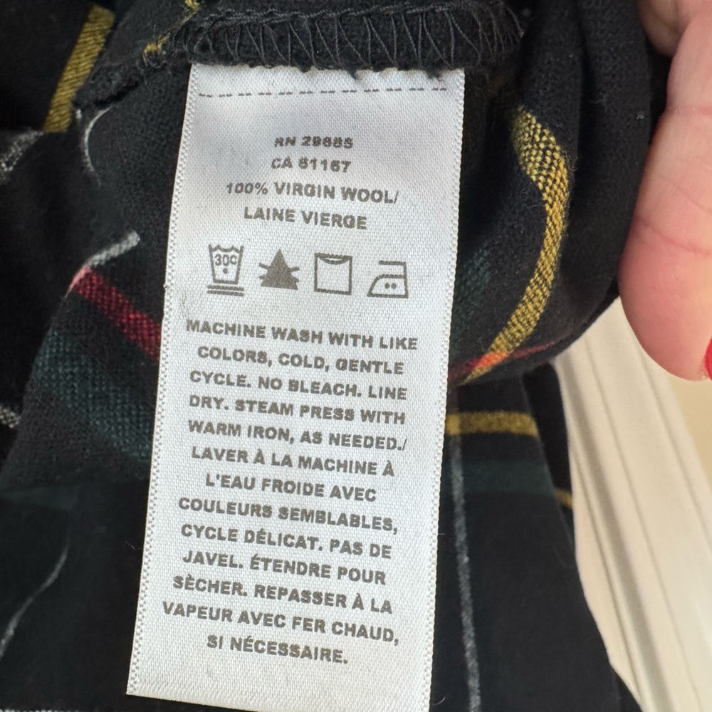 Pendleton 100% Virgin Wool Checkered Plaid Zip Up… - image 4